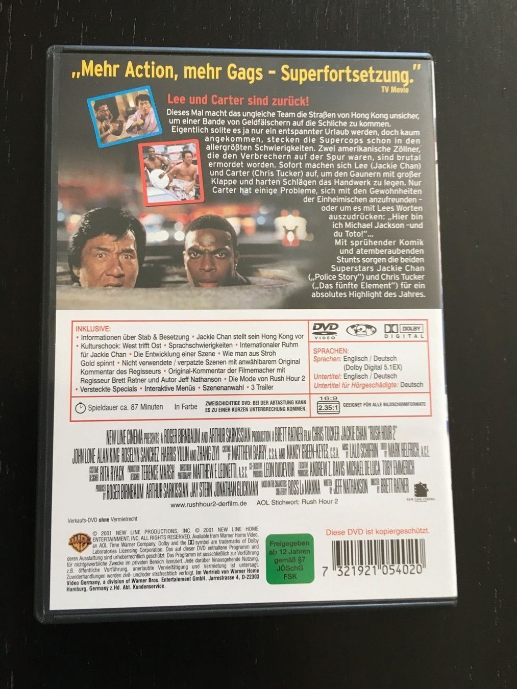 Tutti i DVDs: DVD Rush Hour 2 – Usato da Regensdorf venduto da scheissspiel 1