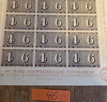 Briefmarken-Block Postfrisch 1943...