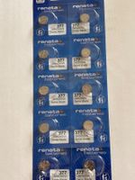 Renata 377 Uhren Knopfzellen, neu, originalverpackt!