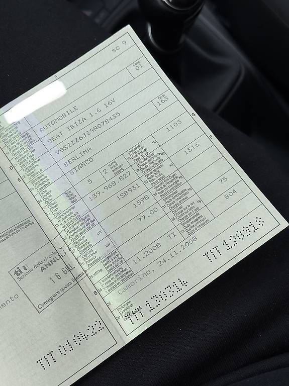 Automobili: Seat Ibiza 1.6i (PER EXPORT) – Usato da Agno venduto da jonnyautosagl 9
