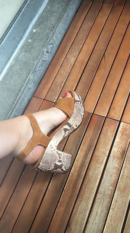 Damenschuhe: Plateauschuhe – Gebraucht aus Stettlen von indien11