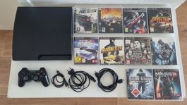 PS3 Playstation3 Konsole 300GB Zubehör Need For Speed Spiele