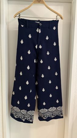 Zara leinen hose