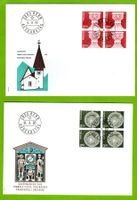 1979/80 FDC Arch. + Kunsthandwerk VB illustriert SBK 39.--