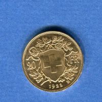(2067) 20 Fr. 1922 Vreneli Top Stgl Gold