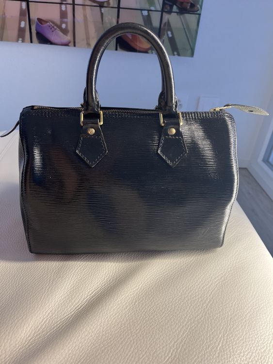 Louis Vuitton Borse da donna: Sac à main Louis Vuitton Speedy 25 cuir épi noir – Usato da Sugiez venduto da Vuitton_for_life 1