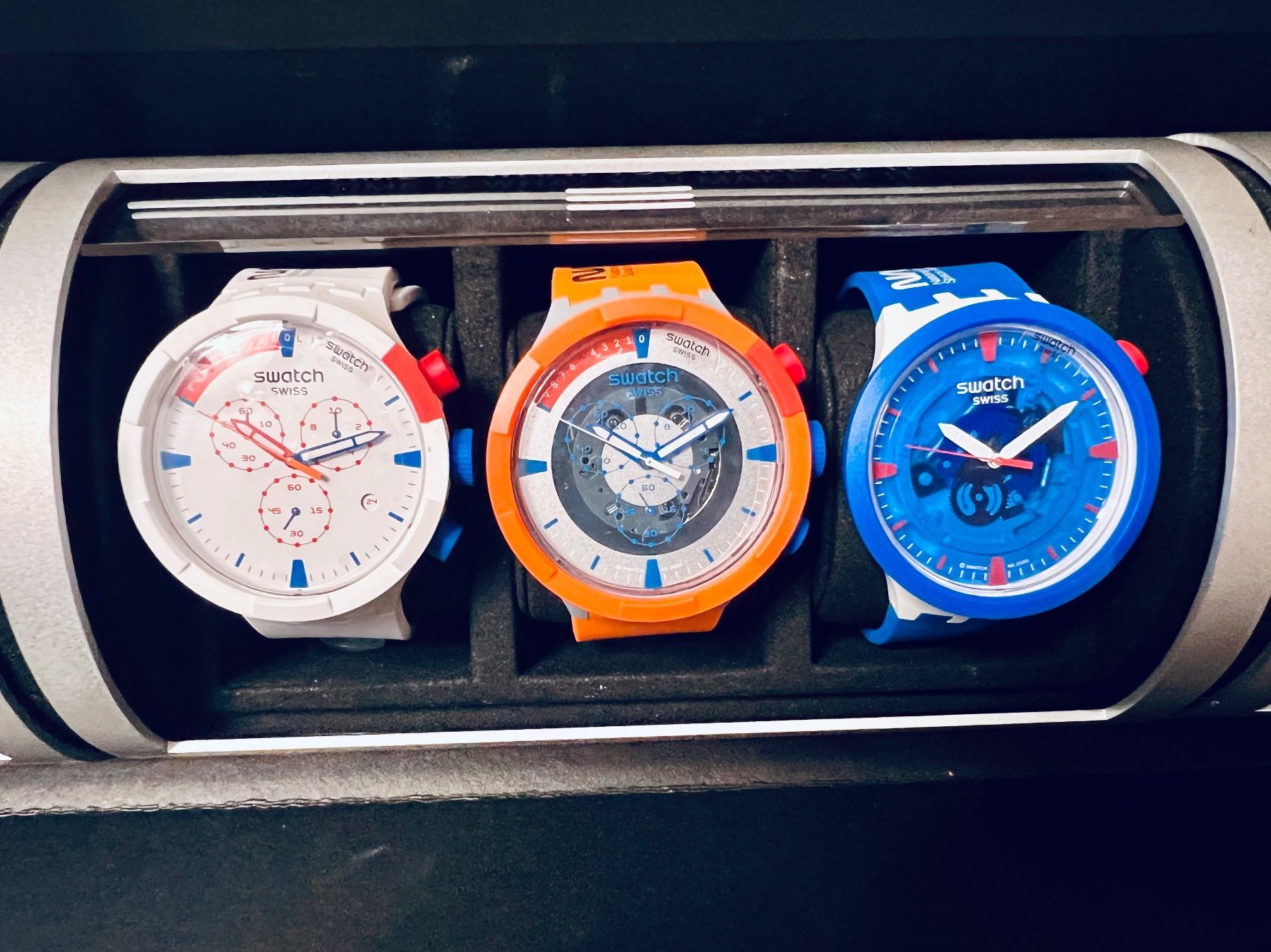 Swatch Uhren: SWATCH SPACE COLLECTION 2021 EXCLUSIVE SET, NASA, LTD. x/800 – Neu und originalverpackt aus Le Mont-sur-Lausanne von LycaGallery 2