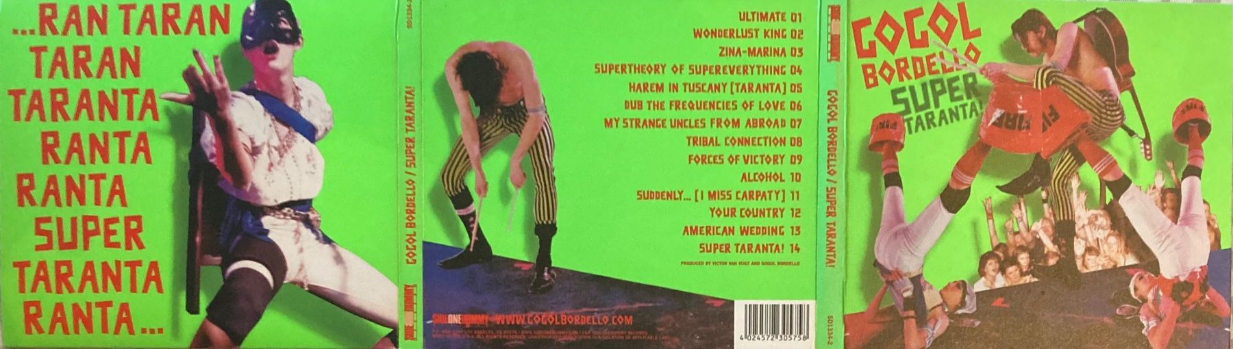 CDs: GOGOL BORDELLO - SUPER TARANTA – Gebraucht aus Poliez-Pittet von Newtown-Records 3