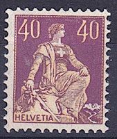 Helv. mit Schwert, Nr. 112 ungebraucht*, Kat. 30.-