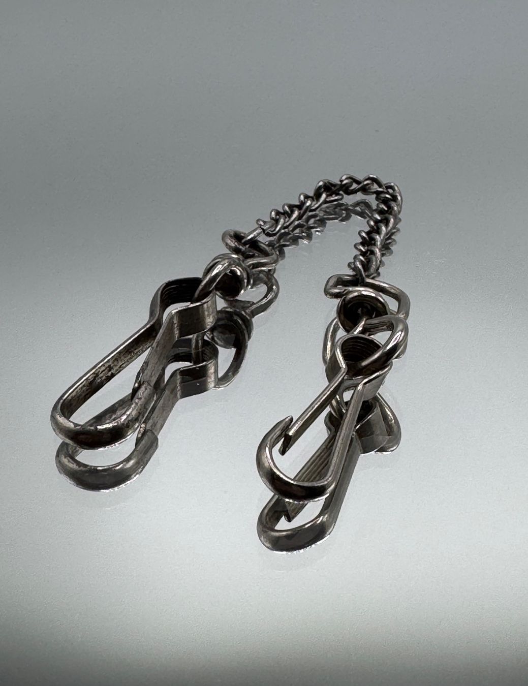 Catenine: Metallkette mit Karabiner Verschluss – Usato da Sachseln venduto da BONATI01 1