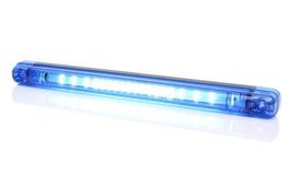 2x Blitzer Warnlampe LED Kennleuchte Schmal Blau WAS 1028