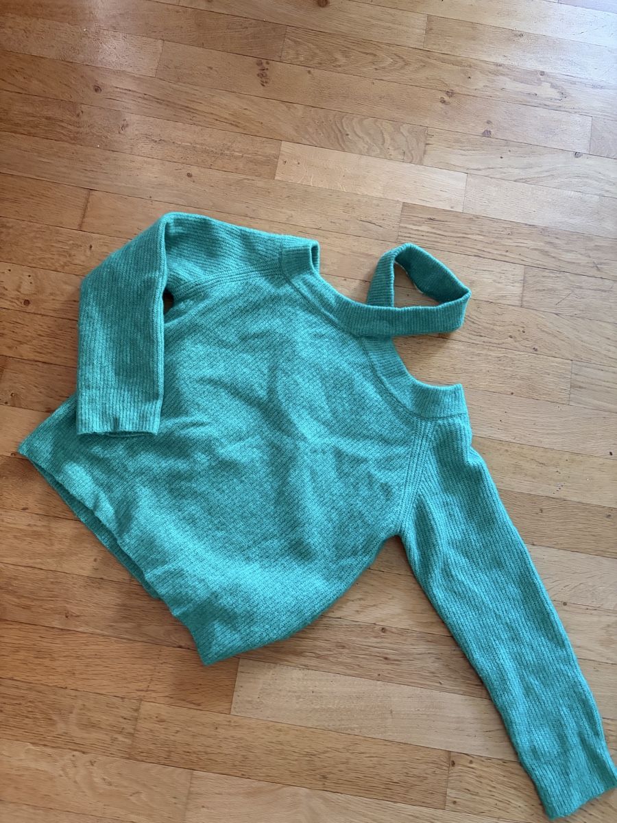 Maglioni & Felpe: Pull Graciela vert découpe épaules taille unique neuf – Nuovo (secondo la descrizione) da Martigny venduto da O96