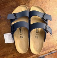Birkenstock Arizona Größe 41, blaues Naturleder