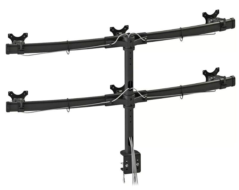 Staffa per monitor: Monitorhalterung für 6 Monitore – Nuovo (secondo la descrizione) da Schüpfheim venduto da Flohmaster 5