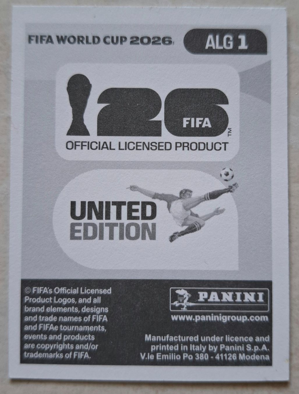 Panini Carte collezionabili: WM 2026 Paninibild Nr. ALG1 – Nuovo (secondo la descrizione) da Rotkreuz venduto da keerthdi 1