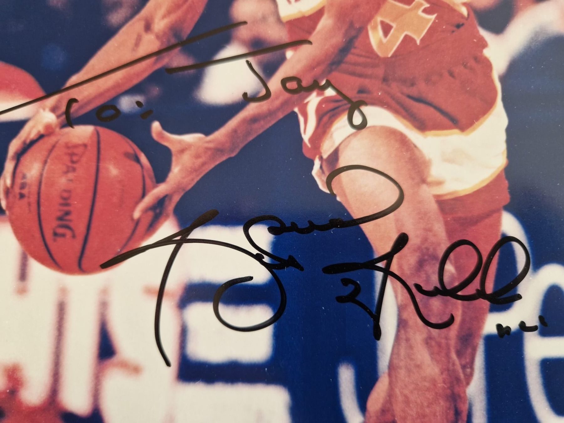 Autografi: NBA Photo autographiée par SPUD WEBB – Usato da Lutry venduto da SwissBBCards 1