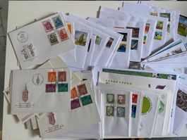 FDC UND ETWAS ANDERS, ÜBER 800 STÜCKE, UNDURSUCHT! AB 1.-!