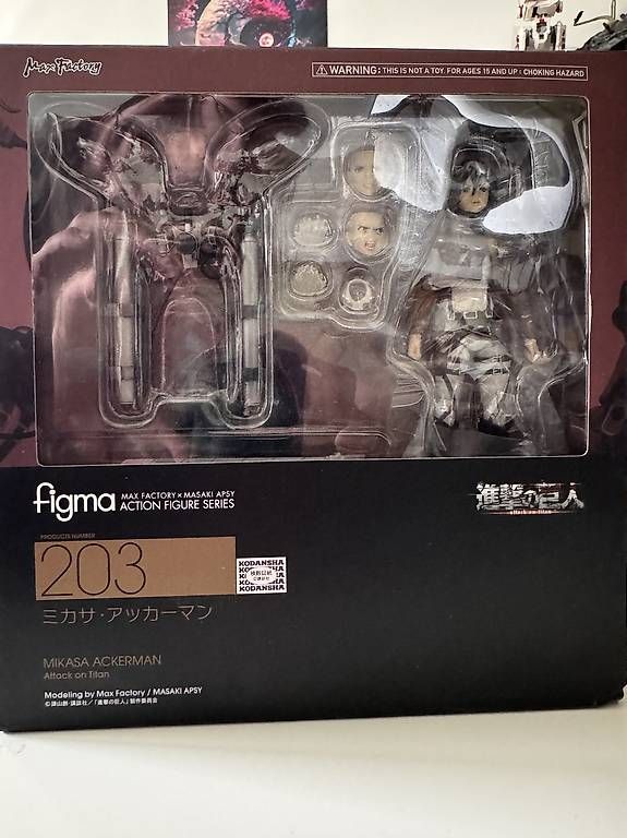 Figuren: Figurine Figma No. 203 Mikasa - neuve – Gebraucht aus Genève von tit_qcm8