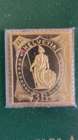Collection Helvetica 925 Silber vergoldet Briefmarke (LP1)