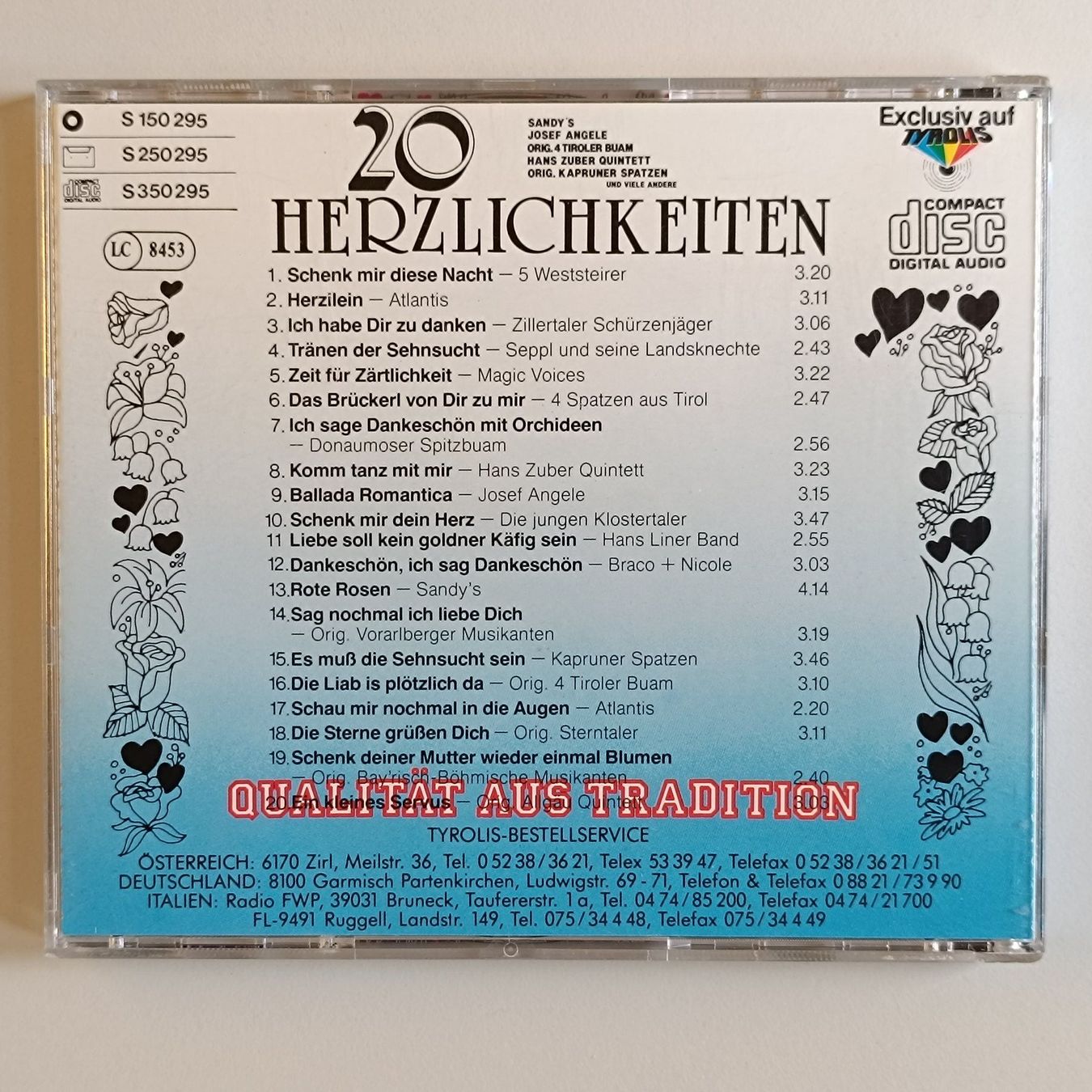 CD: 20 Herzlichte Schlager - CD -   F11 – Usato da Sessa venduto da fraenklishop 1