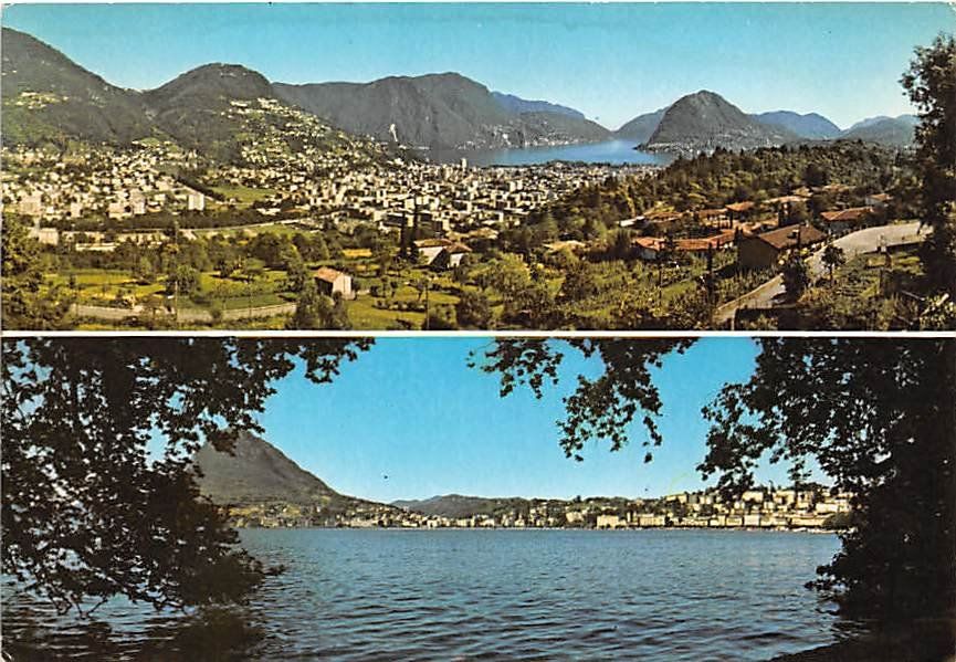 Cartoline postali: TI - Lugano – Usato da Ottikon b.Kemptth. venduto da Neptun1974