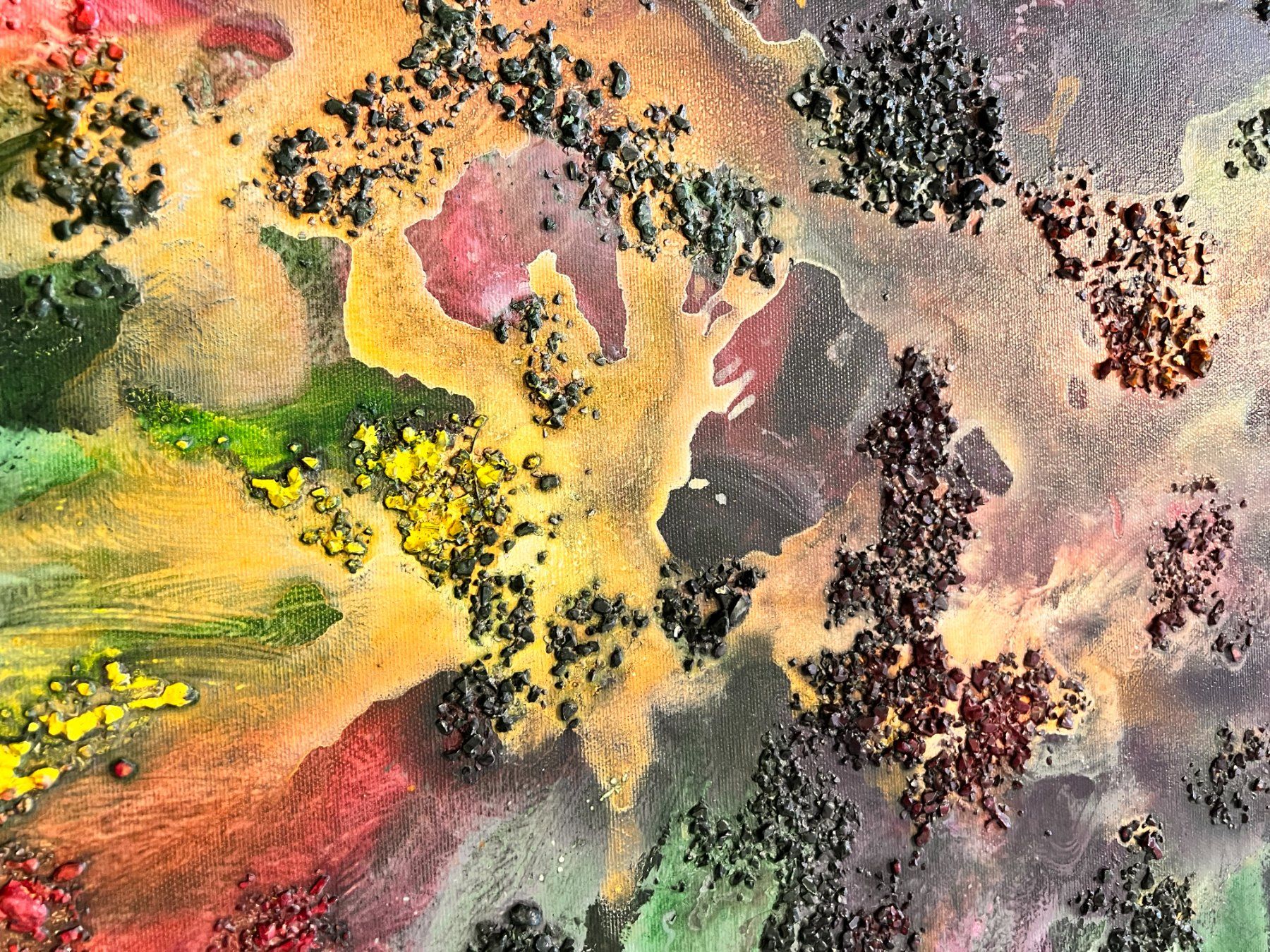 Dipinti: Andrea Scacciotti - Malerei auf Leinwand - Material abstrakt – Usato da Ponte Tresa venduto da 11GalleriaAlterEgo11 9