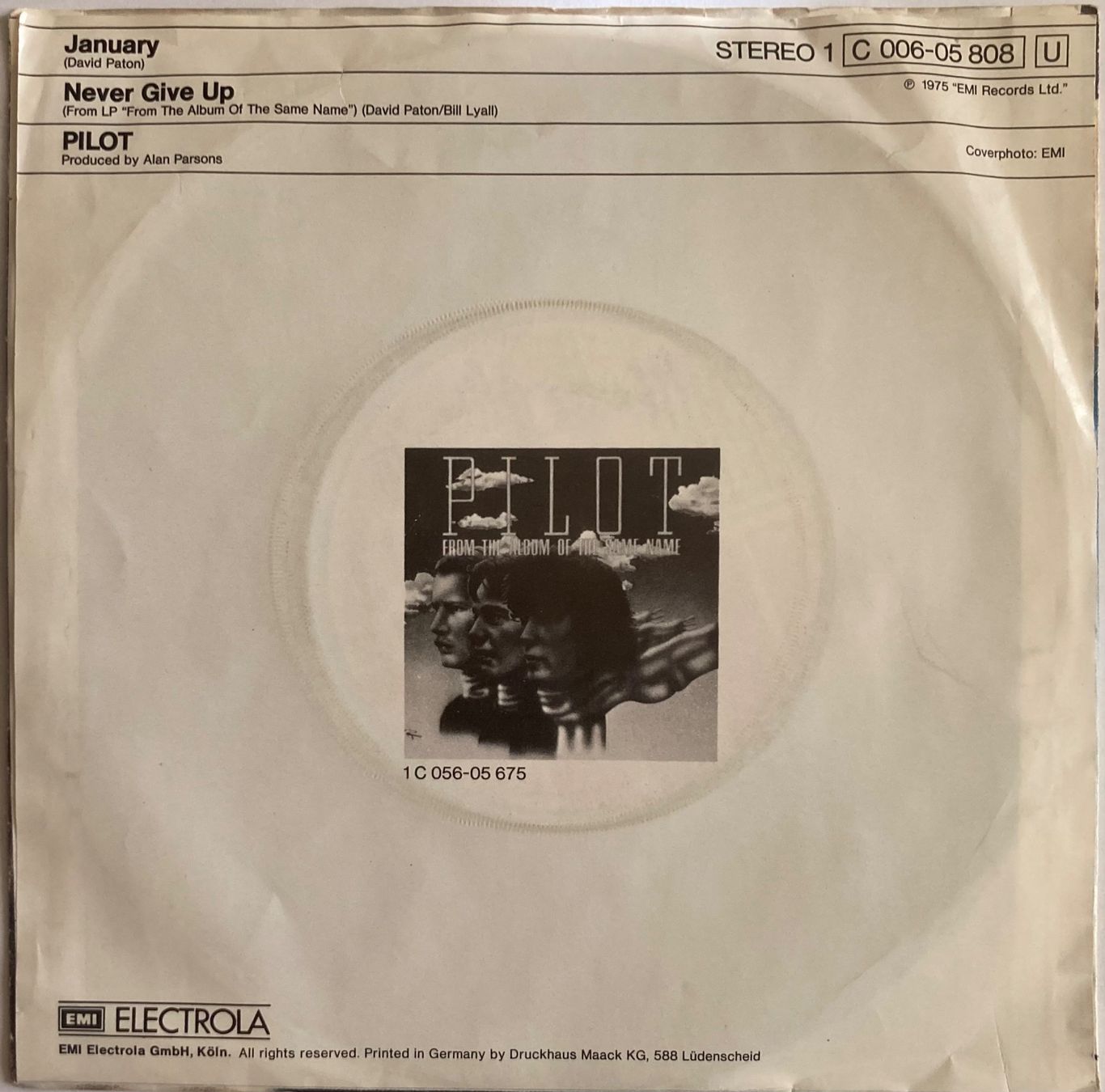 Schallplatten: PILOT - JANUARY – Gebraucht aus Poliez-Pittet von Newtown-Records 1