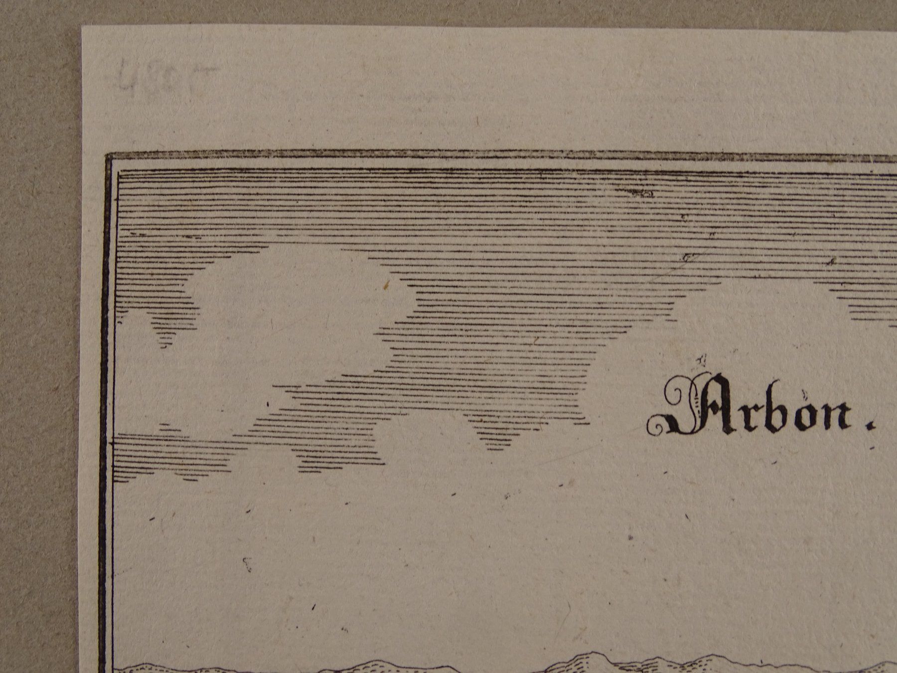 Incisioni: ARBON, KUPFERSTICH, MERIAN 1654 – Usato da Grüningen venduto da Kartensammler 3