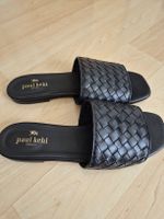 Paul Kehl Zuerich, Sommer-Pantoletten, Schwarz, Gr. 40