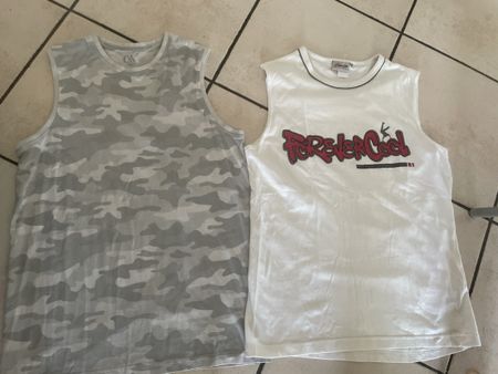 2 Tanktops Gr.164/70 C&A Inside