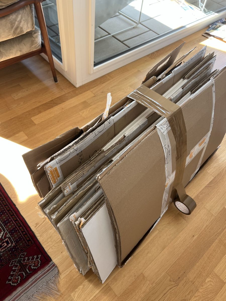 Coop Cartoni: Circa 20 Cardboard moving boxes set used & reusable – Usato da Zürich venduto da leo_hl9m 1