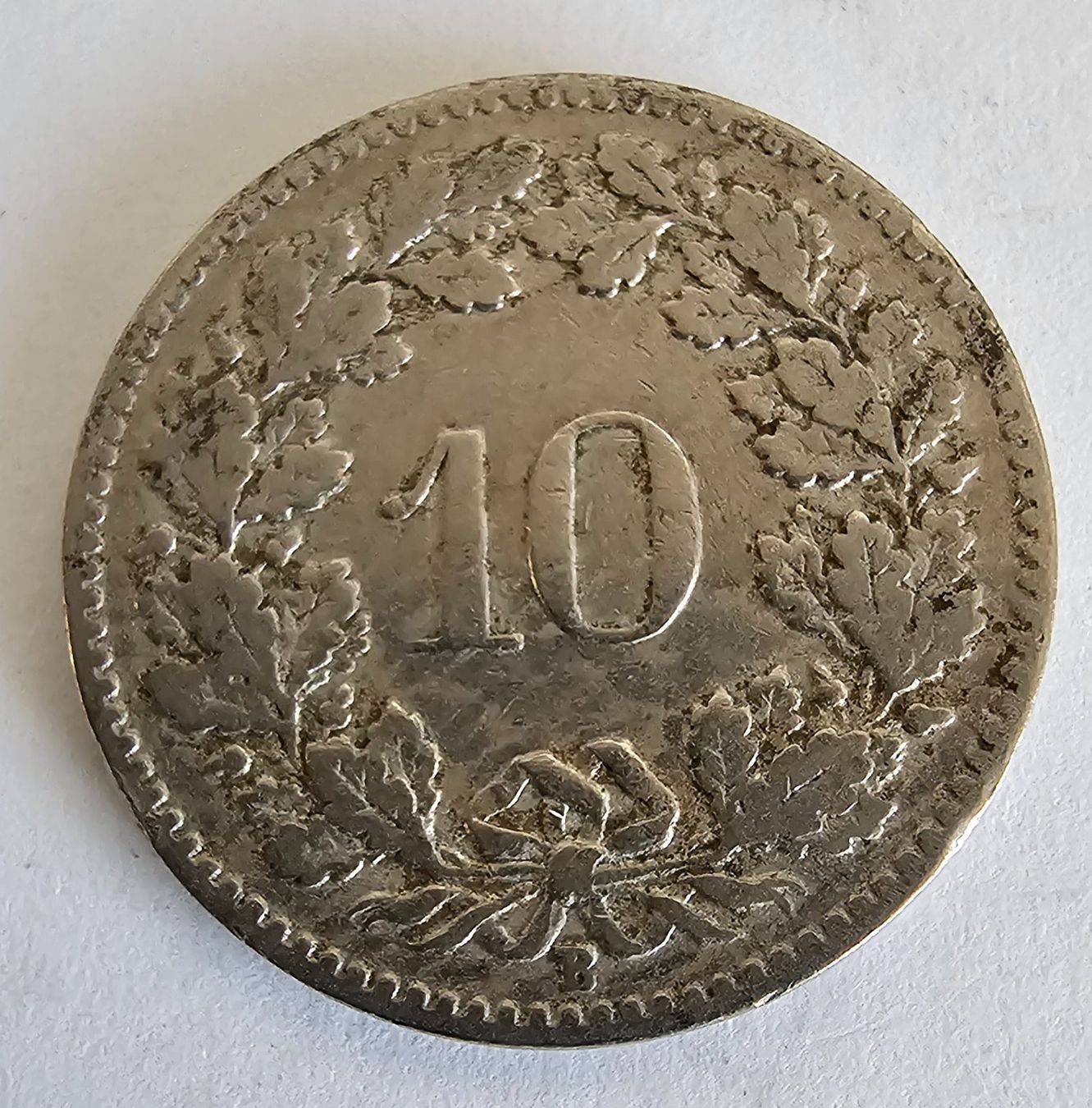 Toutes les monnaies: 1 Pièce 10 CTS 1908 – D'occasion à Cortaillod par Titus130 1