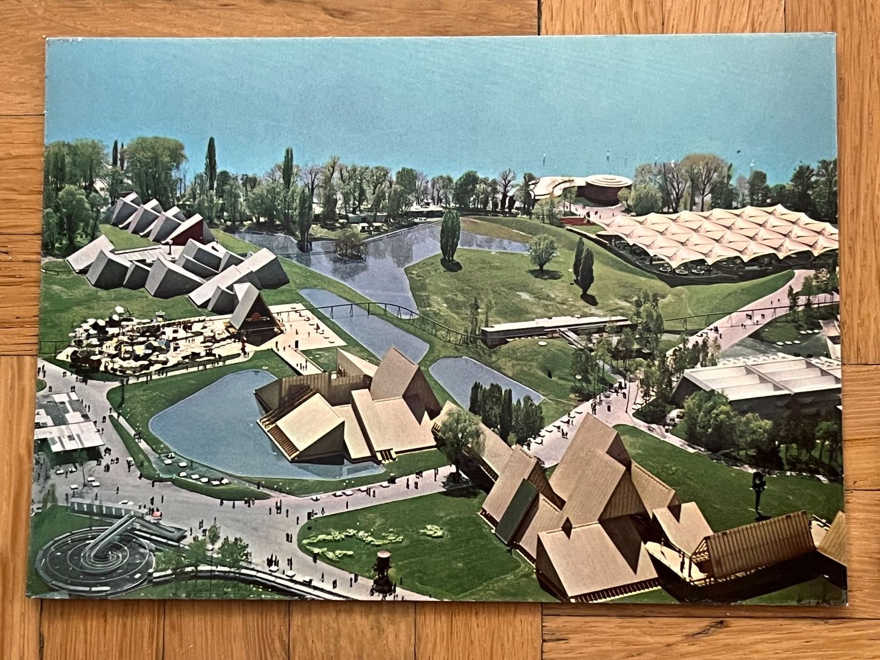 Ansichtskarten: Lausanne 1964, Exposition nationale suisse – Gebraucht aus Romanshorn von luxcollect