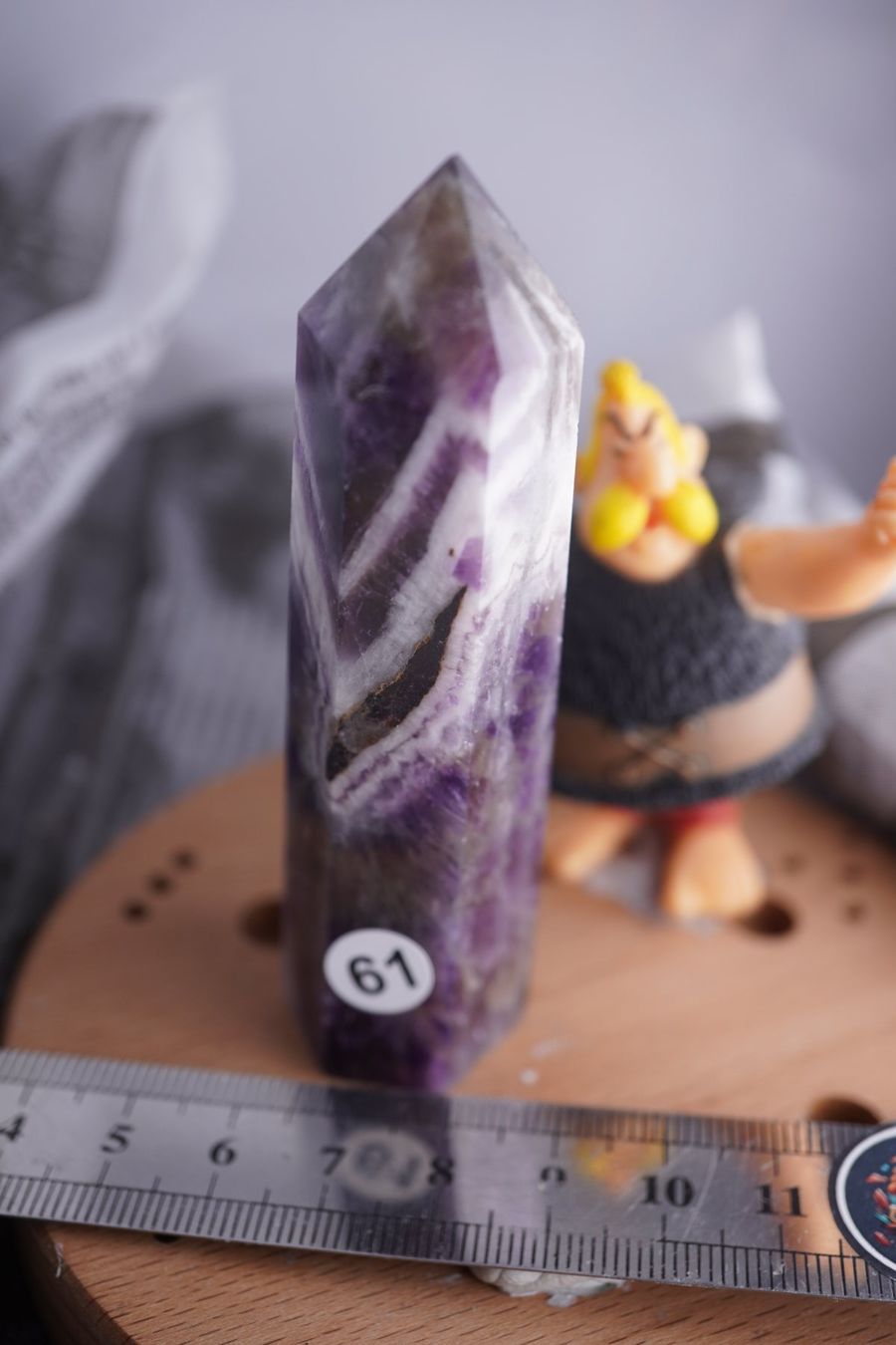 Minerali & Pietre curative: Amethyst     Spitze  ca  90mm  x 25mm – Nuovo e nell'imballaggio originale da Eschenbach SG venduto da topstone 4