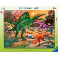 Rahmenpuzzle 42 Teile Spinosaurus