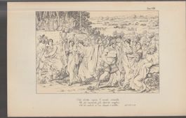 DANTE Divine comedy Inferno chant IV v 118 great ..old print