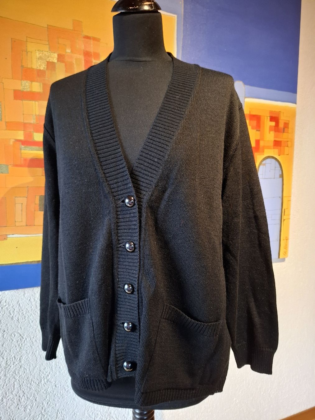 Maglioni & Felpe: Freya Strickjacke Damen Gr L 40 42 schwarz Basic Office 1000 – Usato da Vinelz venduto da sonnenmond77 1