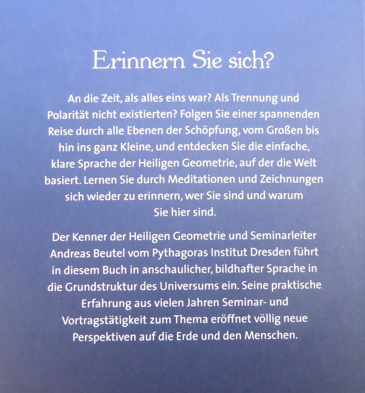 Libri: Die Blume des Lebens in dir – Nuovo e nell'imballaggio originale da Mauren venduto da Yeelen 3