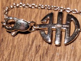 Langes Collier Mimì Milano 750 Rosegold Perlen/Diamanten