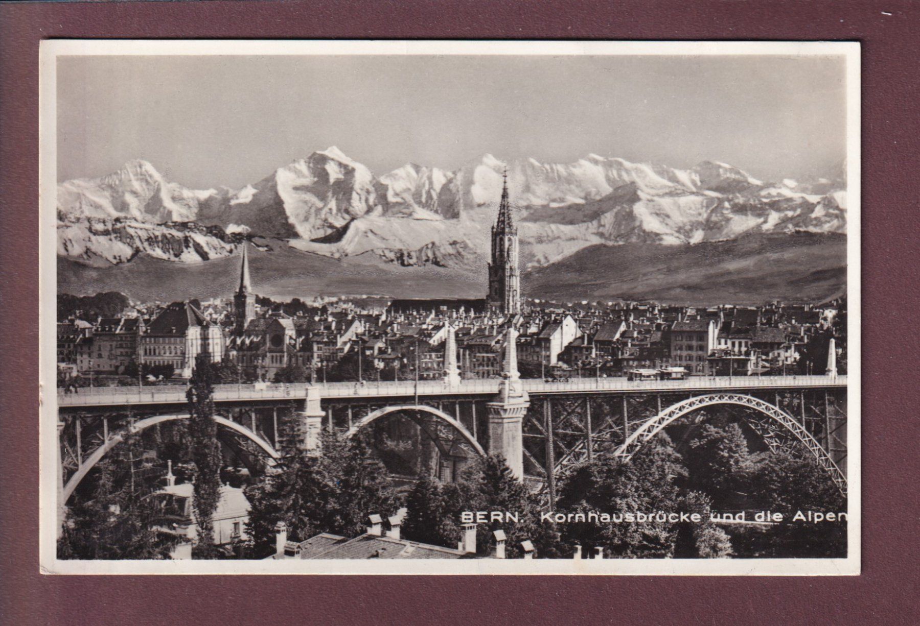 Ansichtskarten: BERN - Kornhausbrücke - Feldpost – Gebraucht aus Pully von nicecards