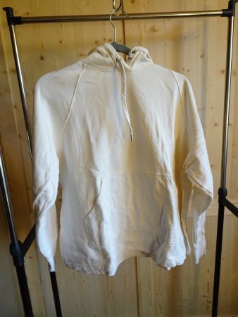 Damen Kapuzen Pullover von H&M weiss Gr. L - 422139