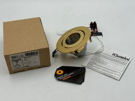 iGuzzini Laser Einbauspot 24K Gold C1 Halogen 50W Neu OVP