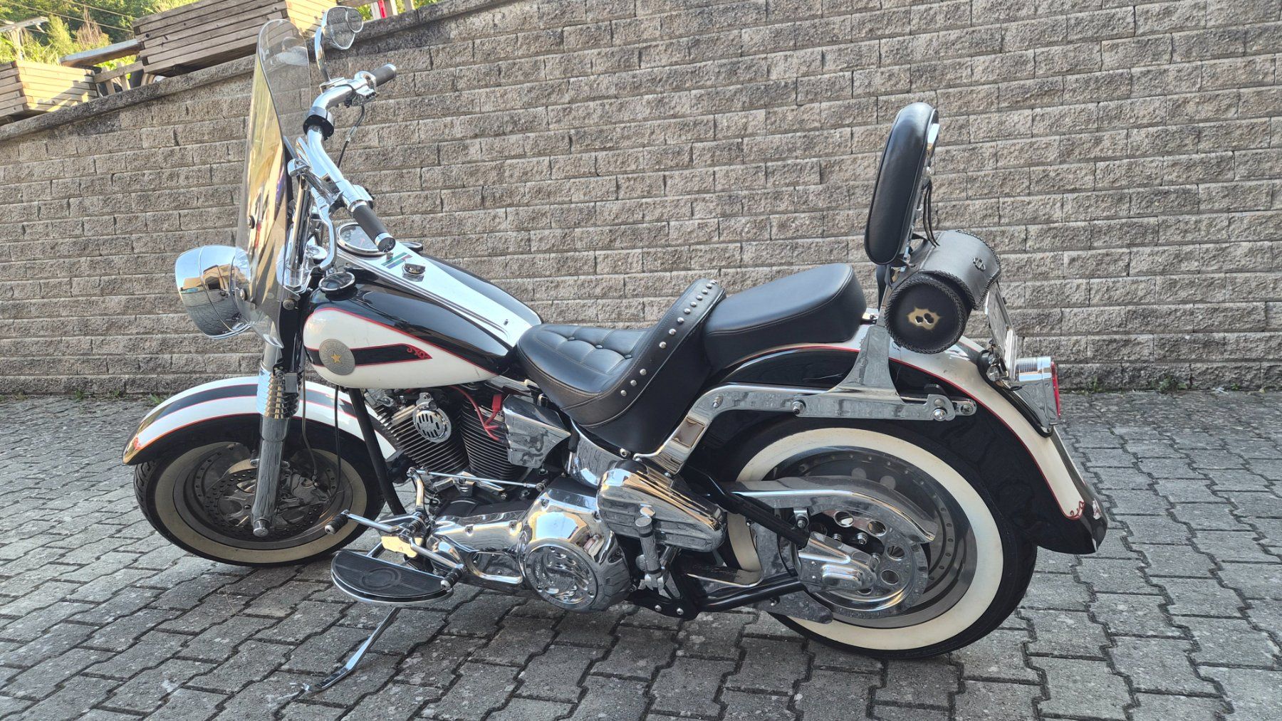 Harley-Davidson Chopper: HARLEY-DAVIDSON Fat Boy Heritage Nostalgia – Usato da bovernier venduto da audiman1 2