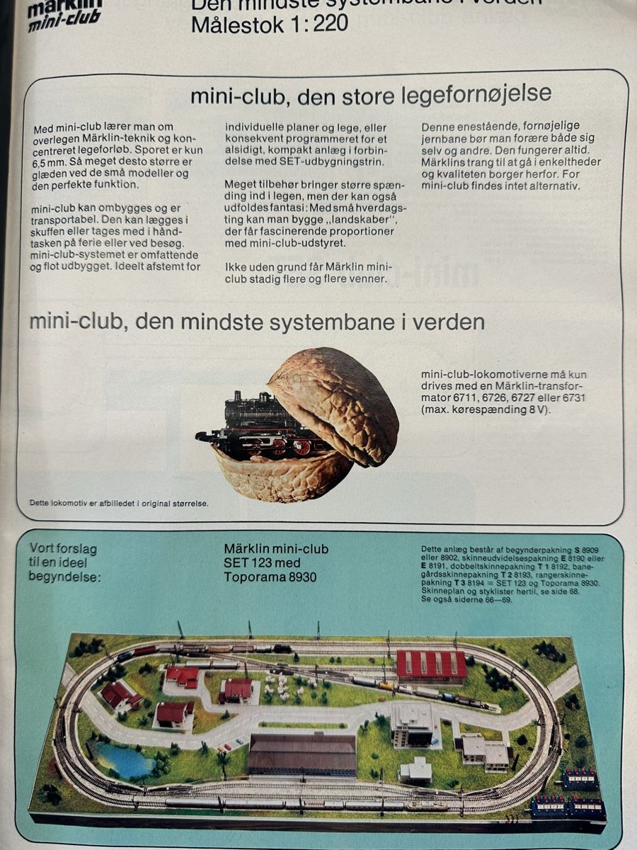 Märklin Modellini di ferrovie: Märklin Katalog 1976 DK – Usato da Lupsingen venduto da New-Haven 3