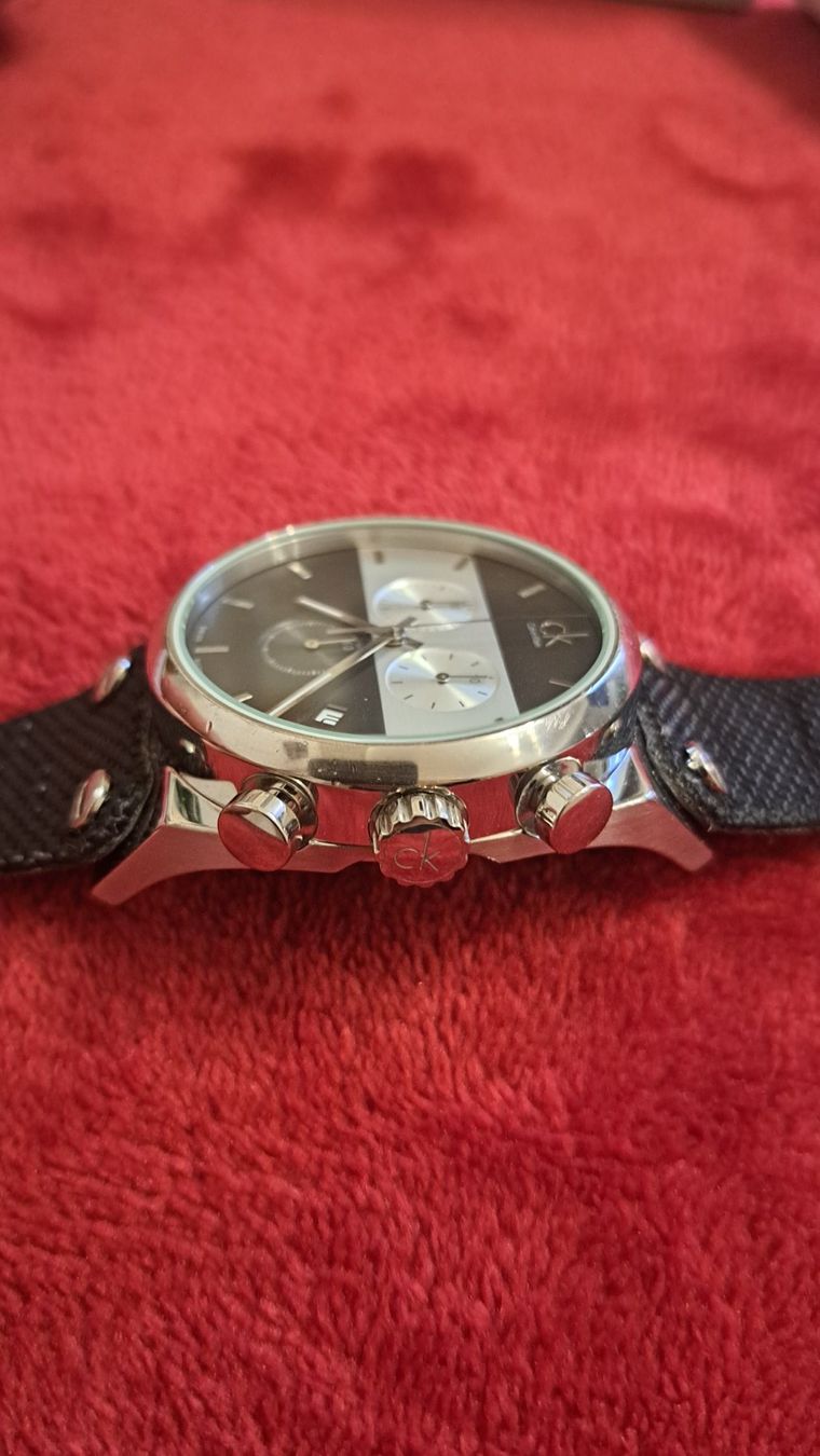 Calvin Klein Uhren: Calvin Klein Eager chrono K4B381B3, 41mm comme neuve – Neu (gemäss Beschreibung) aus Clarens von mig_f5z9 3