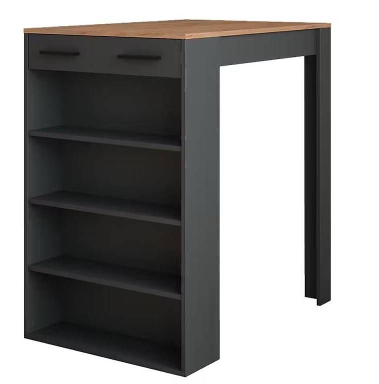 Tische: Bartisch Anthrazit - Eiche Dekor (100x67x106cm) – Neu (gemäss Beschreibung) aus Zürich von -steven-