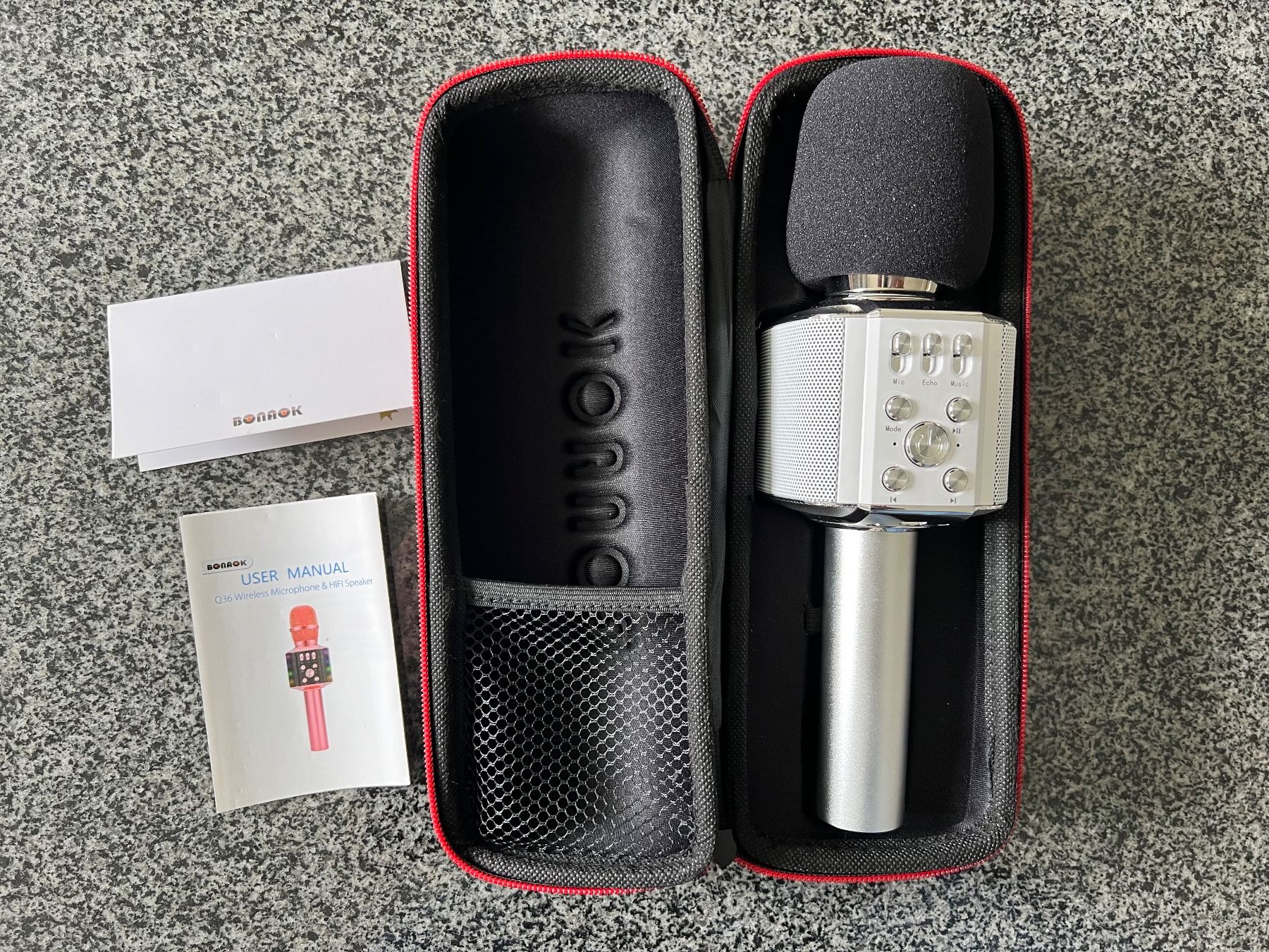 Microfoni: Karaoke Mikrofon Bonaok Q36 – Usato da Kaiseraugst venduto da SPIRITWALKER1291 1