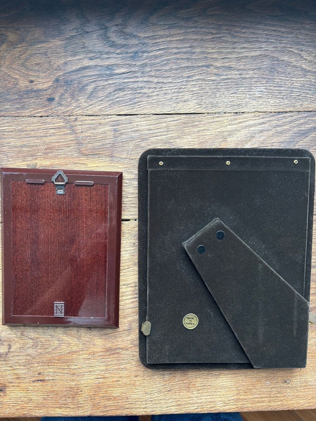 Bilderrahmen: 2er Set Vintage Messing Bilderrahmen, Gold und Silber – Gebraucht aus Horgen von uge_pd5p 3