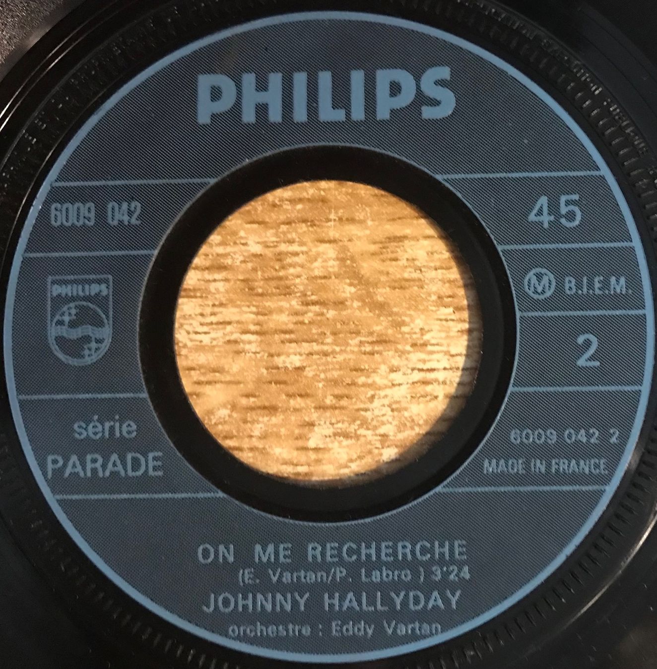 Vinyles: JOHNNY HALLYDAY - JESUS CHRIST – D'occasion à Bussigny par vinyl-pas-cher 3