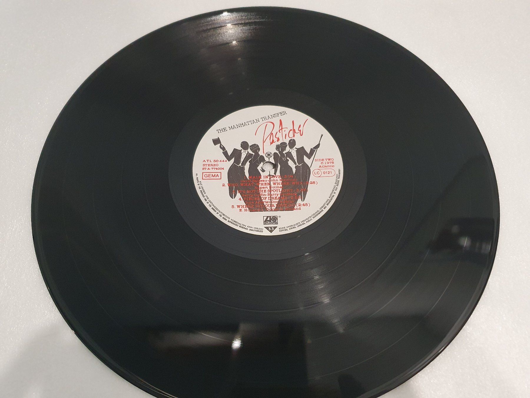 Dischi in vinile: The Manhattan Transfer – Pastiche – Usato da Uster venduto da Vinyl-Leidenschaft 8